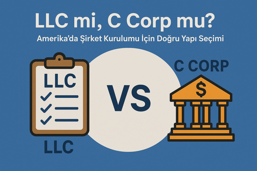 LLC mi, C Corp mu? Amerika'da Şirket Kurulumu İçin Doğru Yapı Seçimi