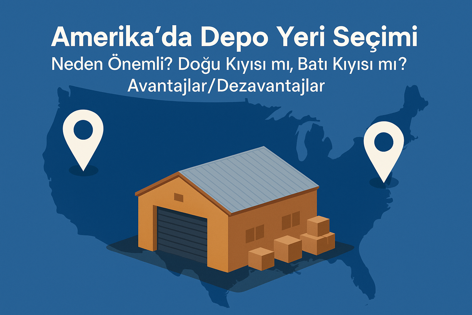 Amerika'da Depo Yeri Seçimi Neden Önemli? Doğu Kıyısı mı, Batı Kıyısı mı? Avantajlar/Dezavantajlar