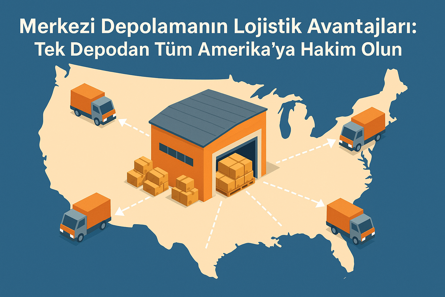 Merkezi Depolamanın Lojistik Avantajları: Tek Depodan Tüm Amerika'ya Hakim Olun
