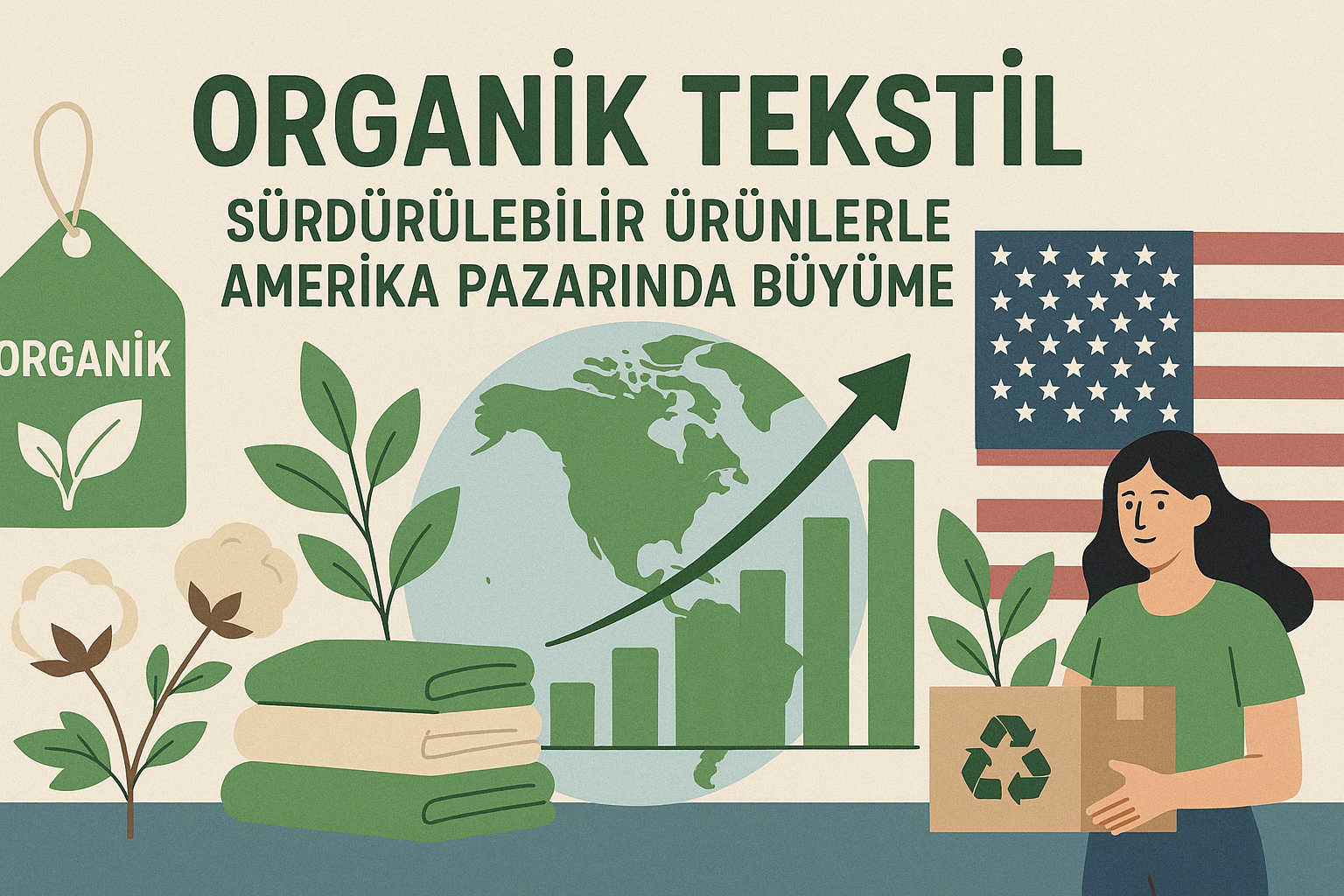 Organik Tekstilde Amerika Pazarını Fethetmek: Sürdürülebilir Büyüme Rehberi