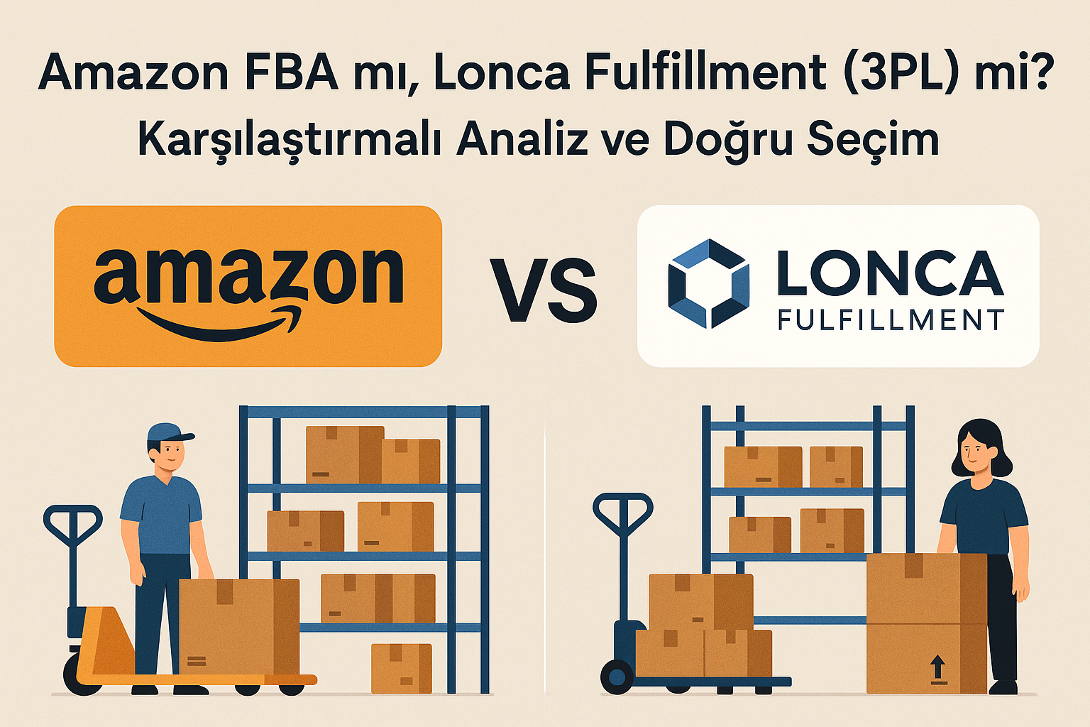 Amazon FBA mı, Lonca Fulfillment (3PL) mi? Karşılaştırmalı Analiz ve Doğru Seçim