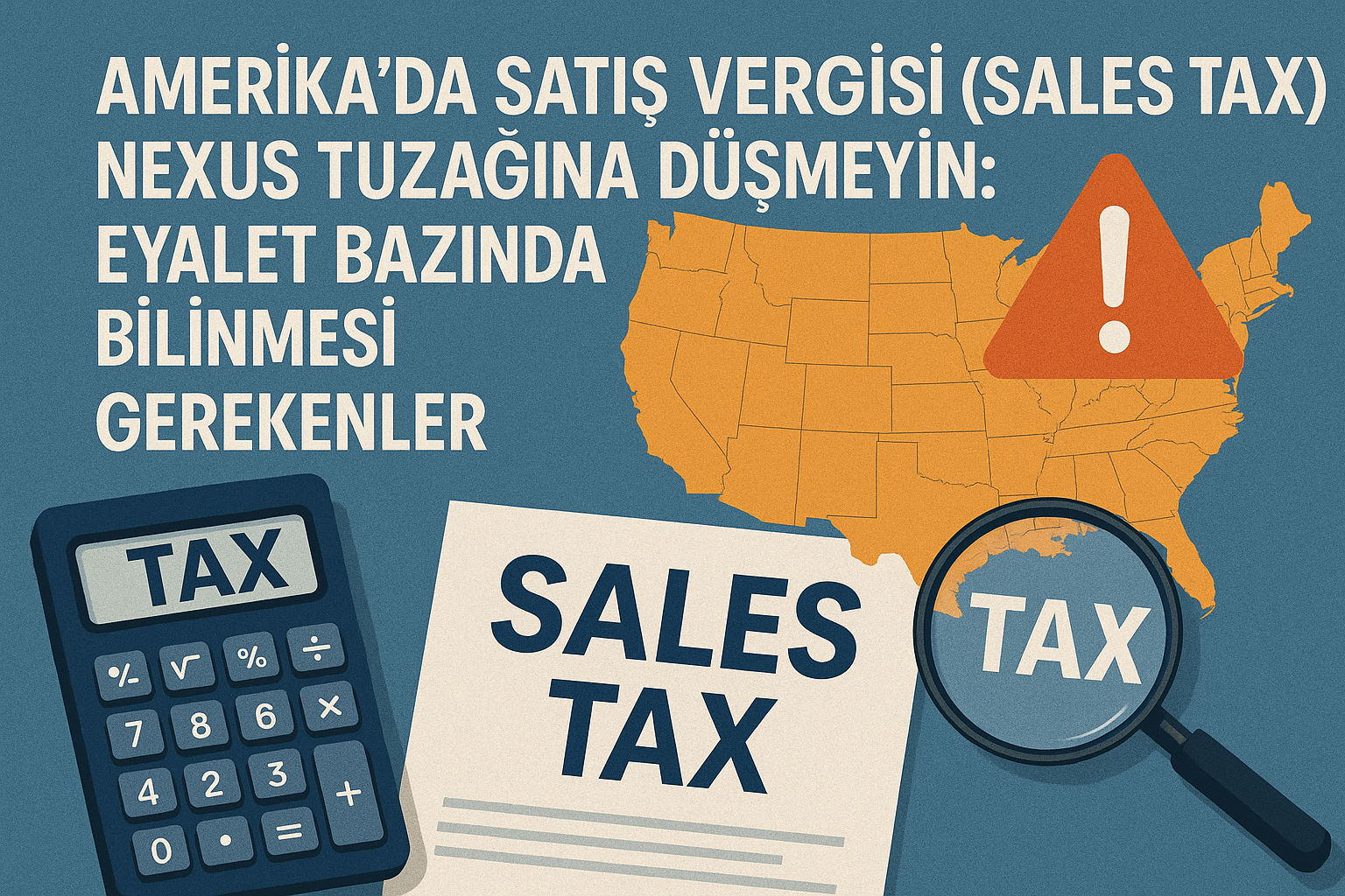 Amerika'da Satış Vergisi (Sales Tax) Nexus Tuzağına Düşmeyin: Eyalet Bazında Bilinmesi Gerekenler