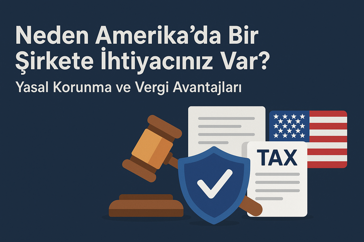 Neden Amerika'da Bir Şirkete İhtiyacınız Var? Yasal Korunma ve Vergi Avantajları