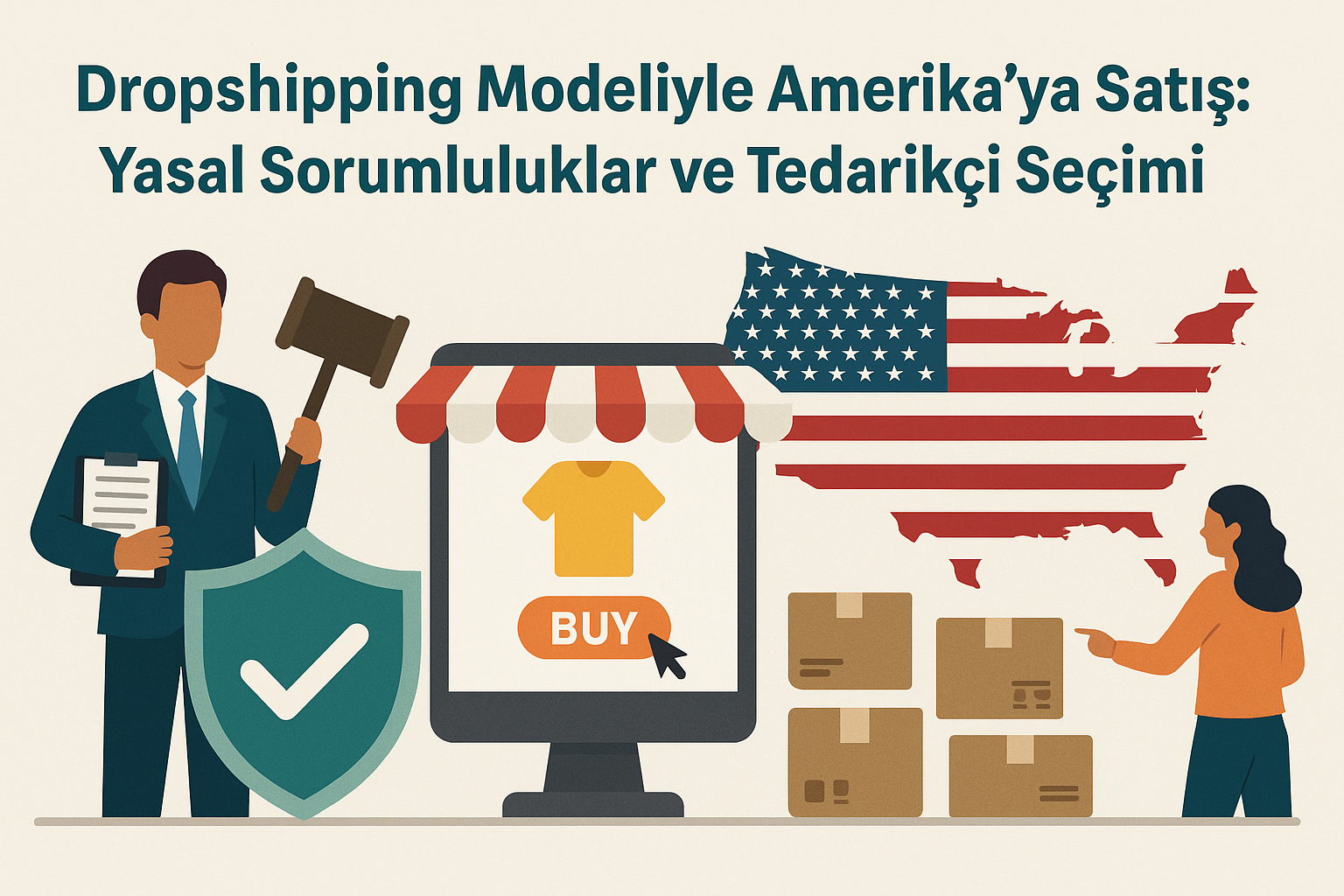 Amerika'da Dropshipping: Yasal Uyum ve Güvenilir Tedarikçi Rehberi