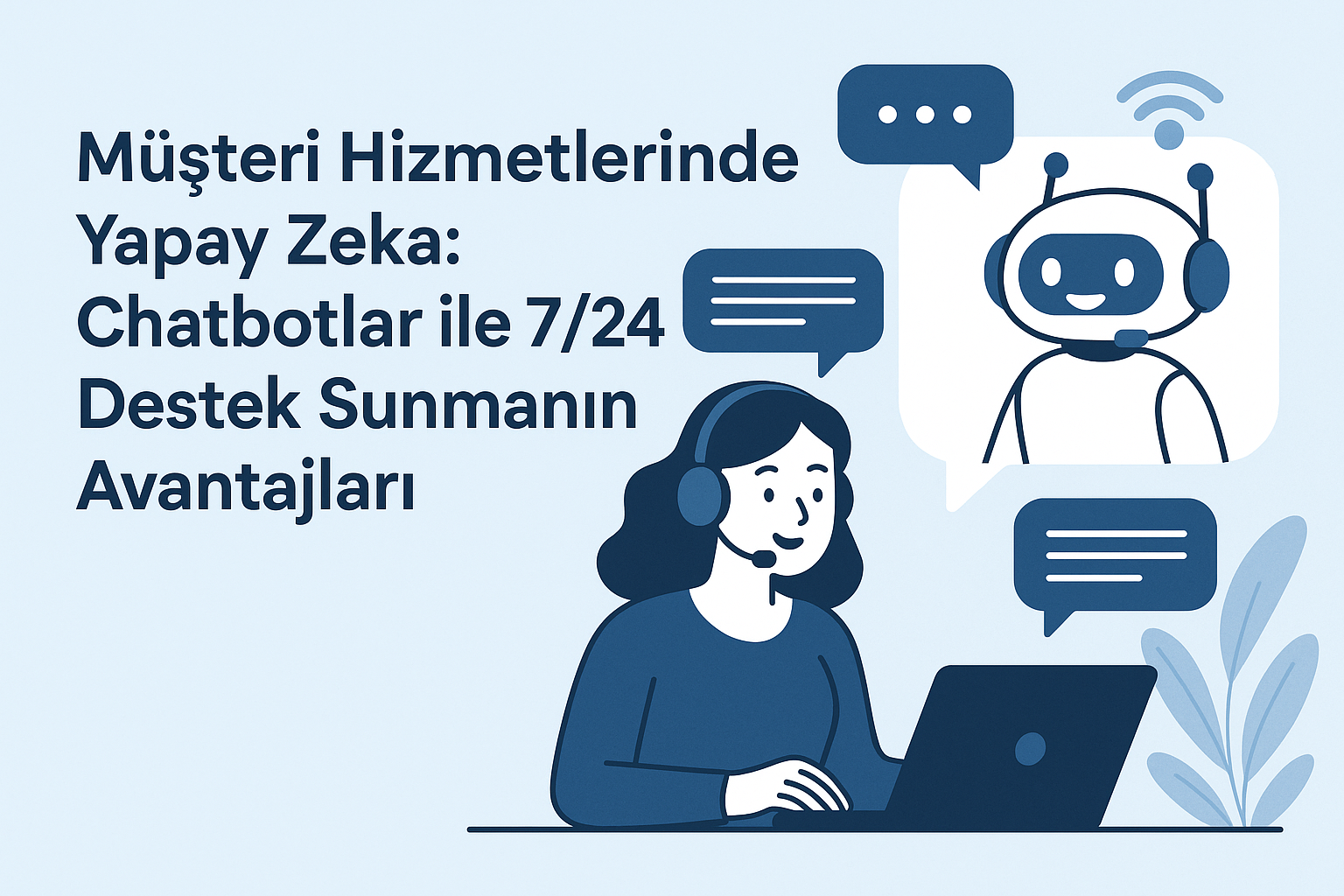 Müşteri Hizmetlerinde Yapay Zeka: Chatbotlar ile 7/24 Destek Sunmanın Avantajları