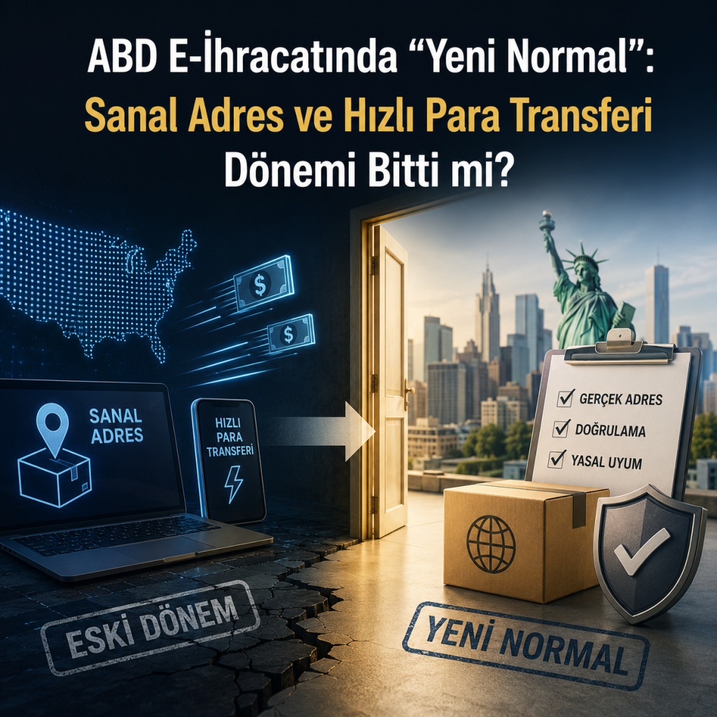 ABD E-İhracatında "Yeni Normal": Sanal Adres ve Hızlı Para Transferi Dönemi Bitti mi?